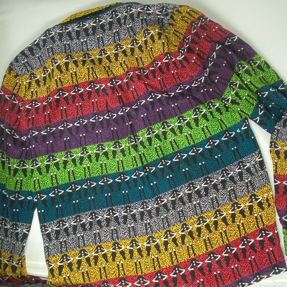 Alice + Olivia Willa Ombre Stace Face Silk Blouse Small - Picture 10 of 10